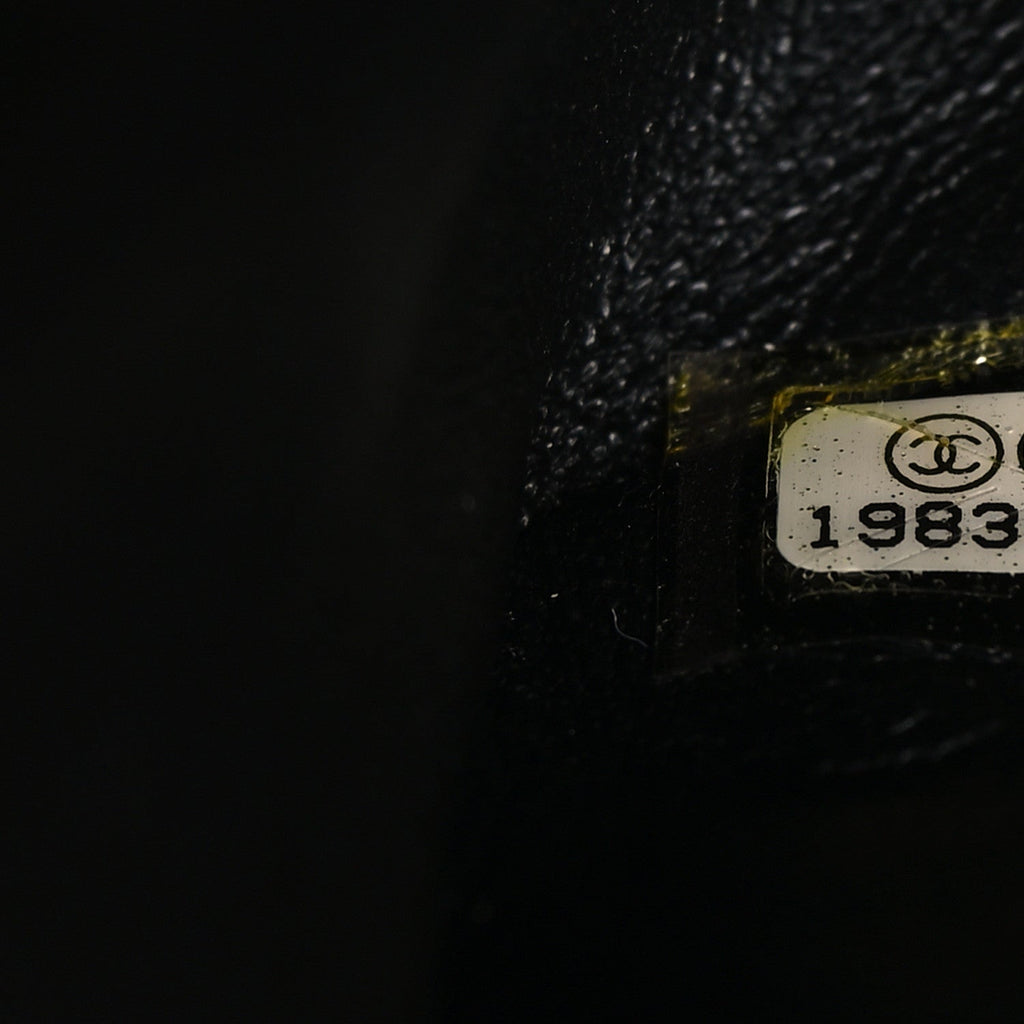 Glazed Calfskin Quilted 2.55 Reissue 226 Flap So Black