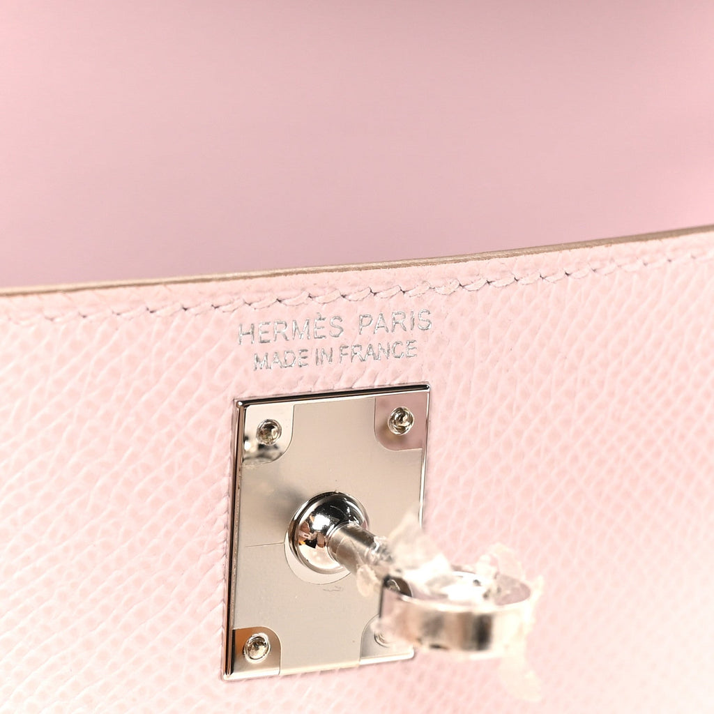 Epsom Mini Kelly Sellier 20 Mauve Pale