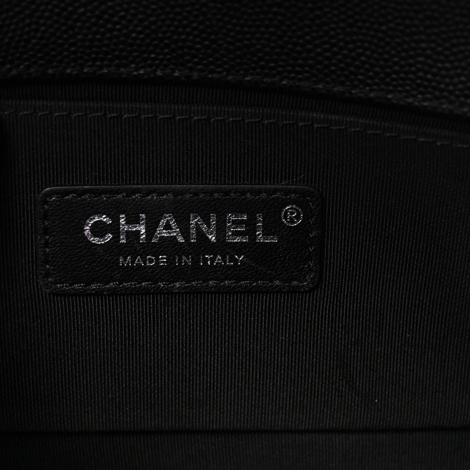 Caviar Quilted Small Boy Flap Black