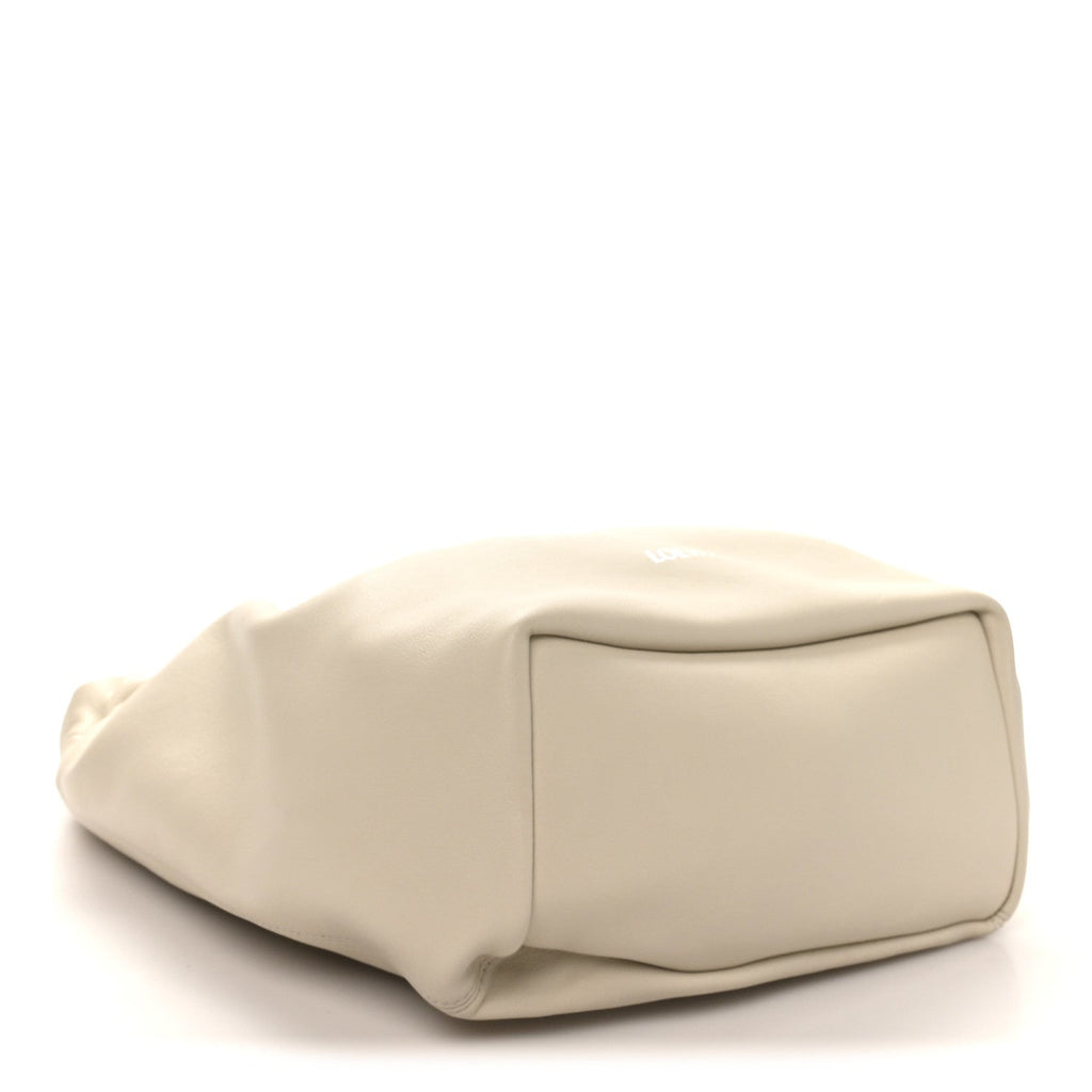 Buttery Nappa Lambskin Small Squeeze Bag Sea Salt