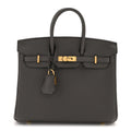 Togo Birkin 25 Gris Meyer