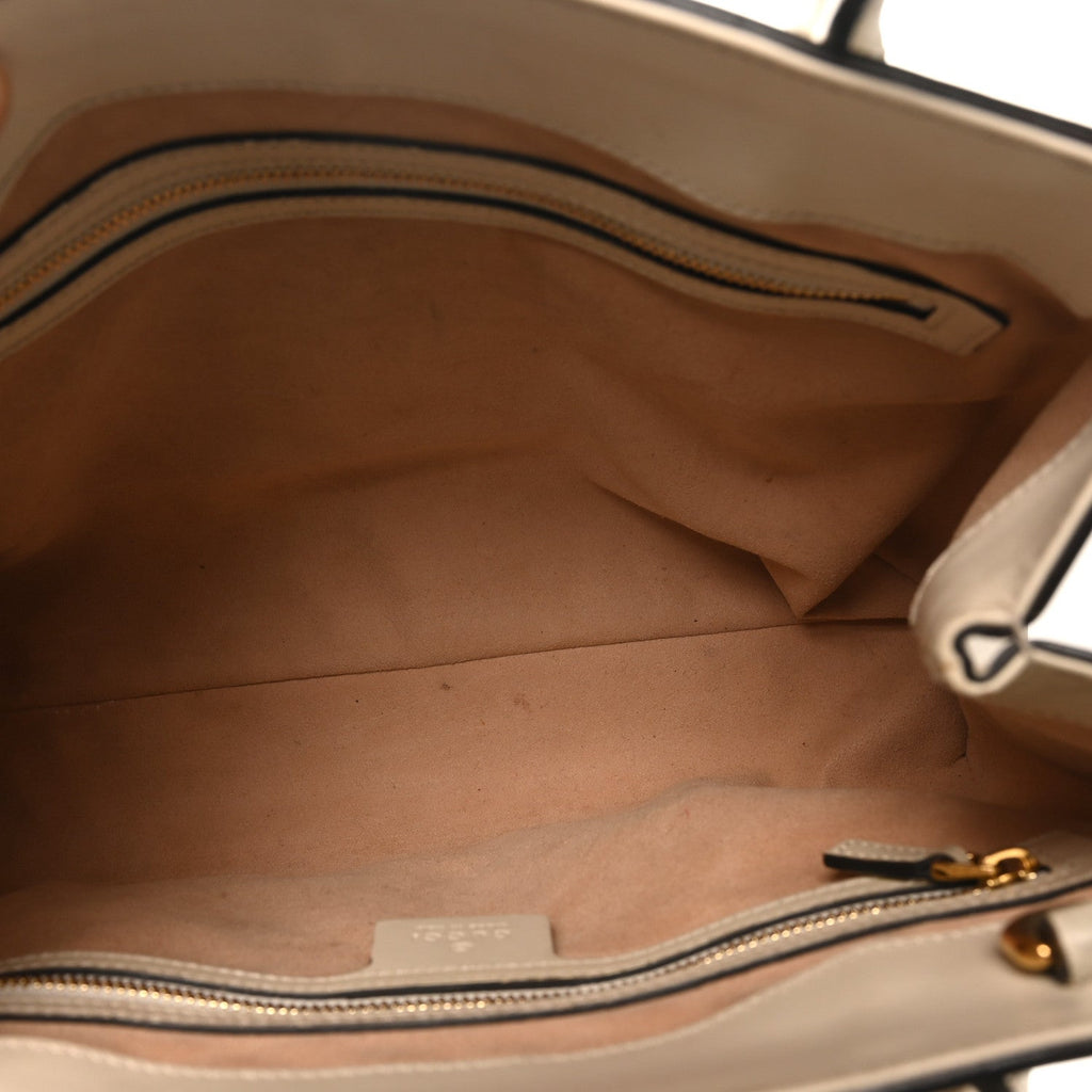 Boarded Plutone Calfskin Medium Jackie 1961 Tote Mystic White