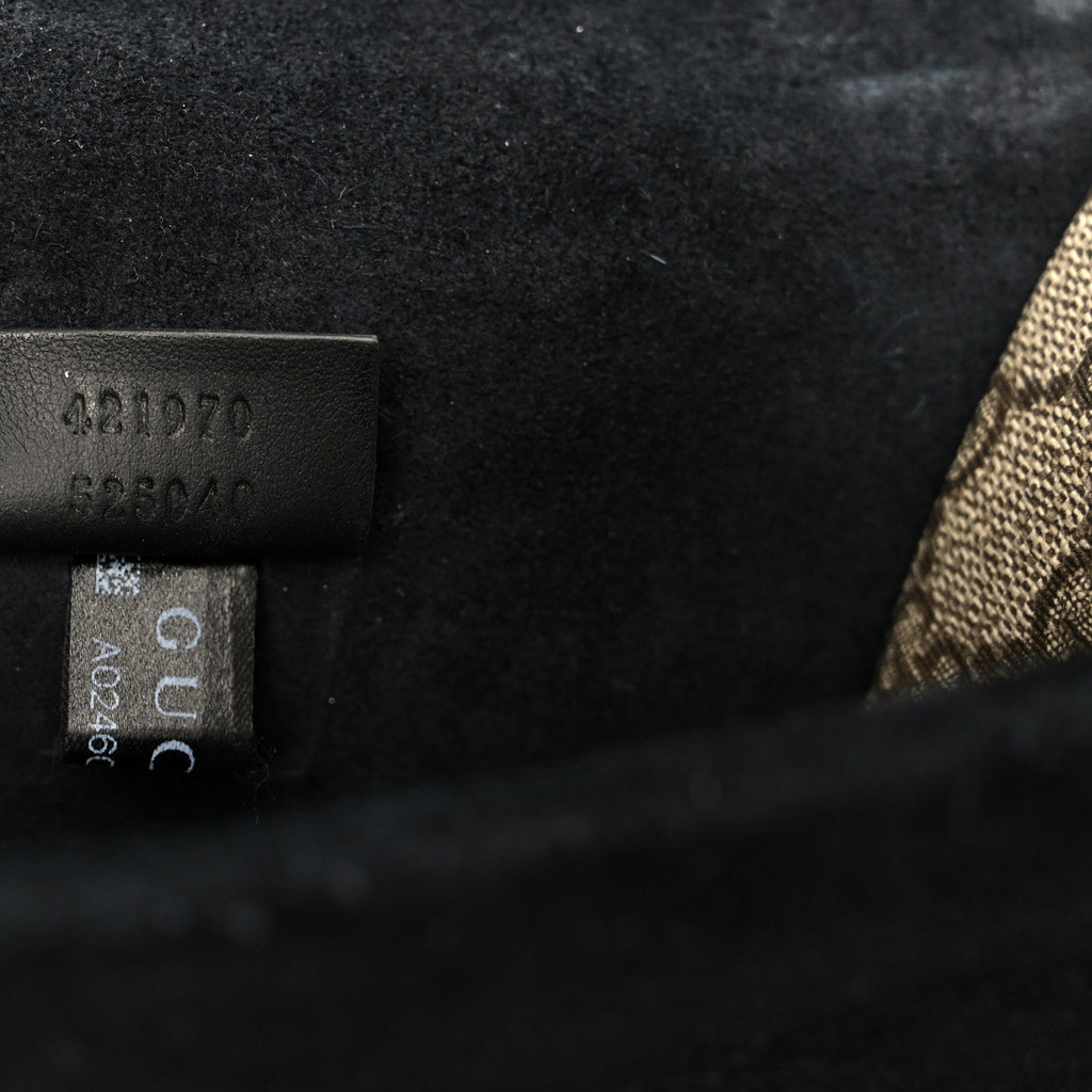 GG Supreme Monogram Mini Dionysus Shoulder Bag Black