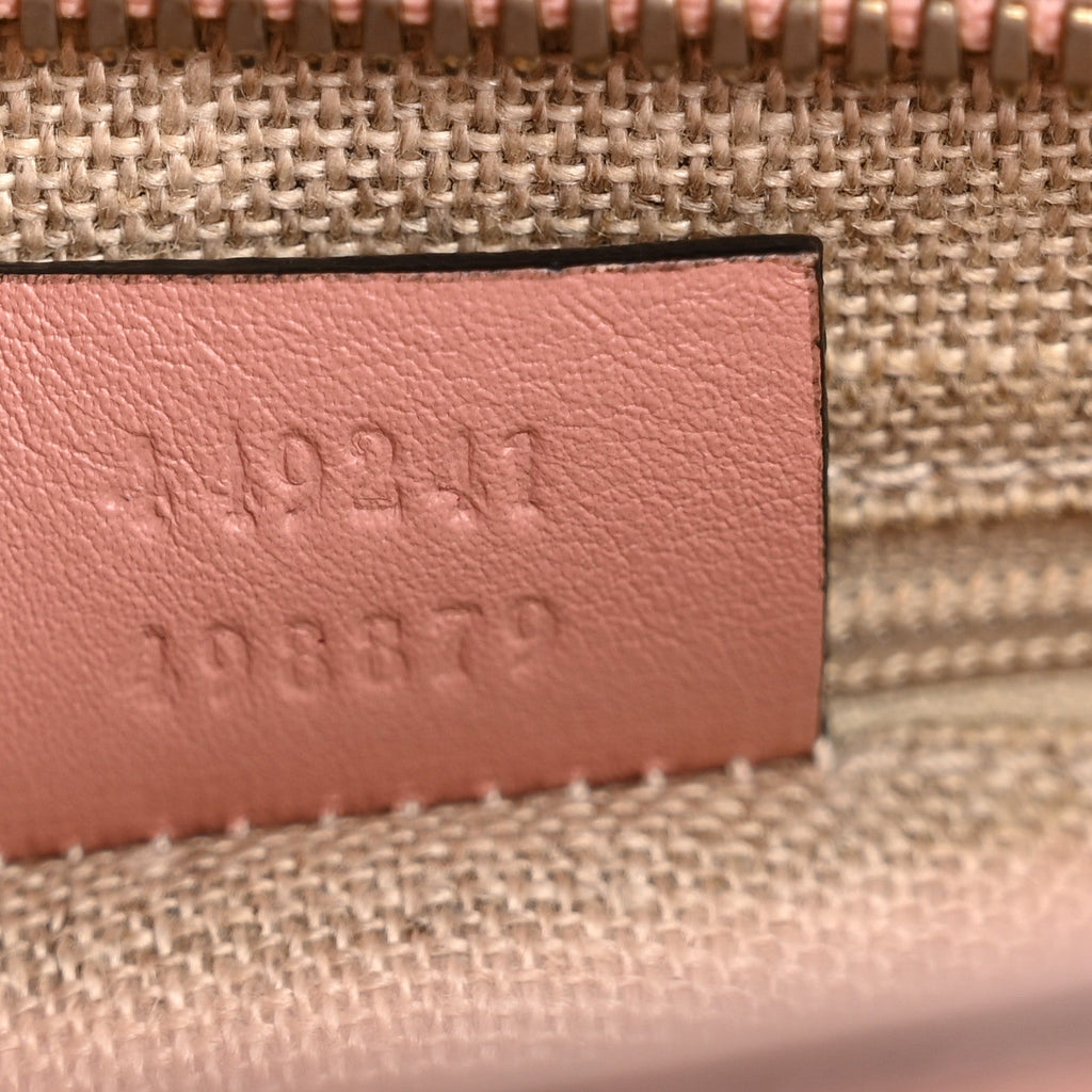Microguccissima Small Bree Tote Soft Pink