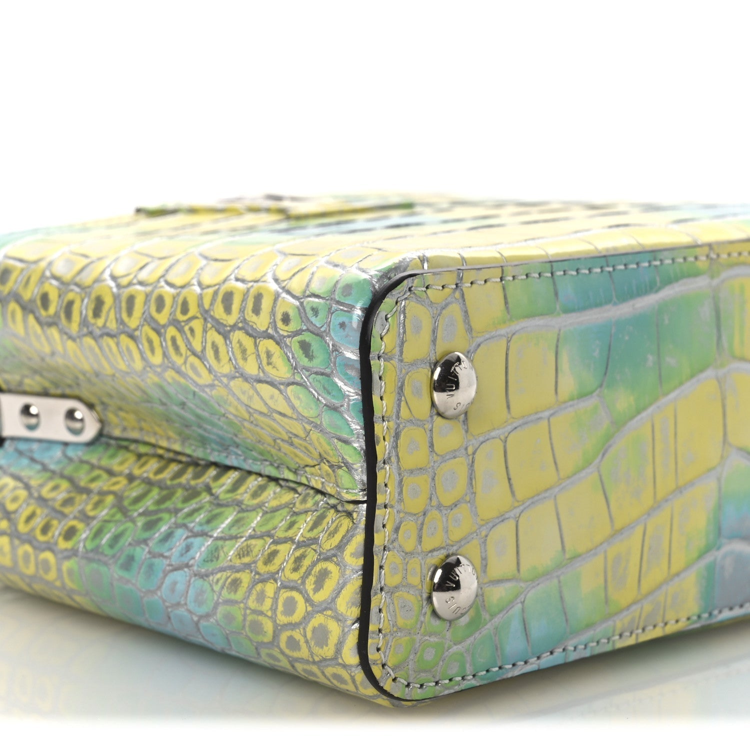 Crocodile Mini Capucines  Yellow Blue
