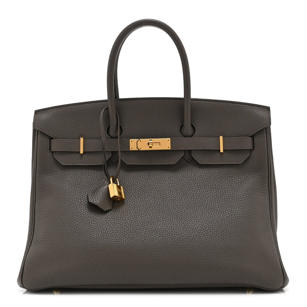 Taurillon Clemence Birkin 35 Etain