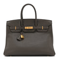 Taurillon Clemence Birkin 35 Etain