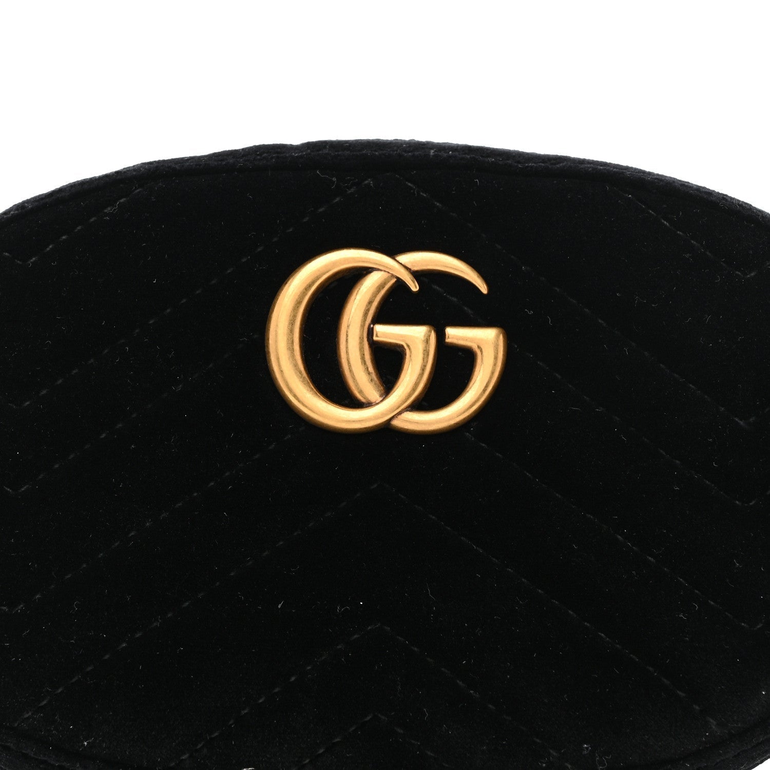 Velvet Matelasse GG Marmont Belt Bag 75 30 Black