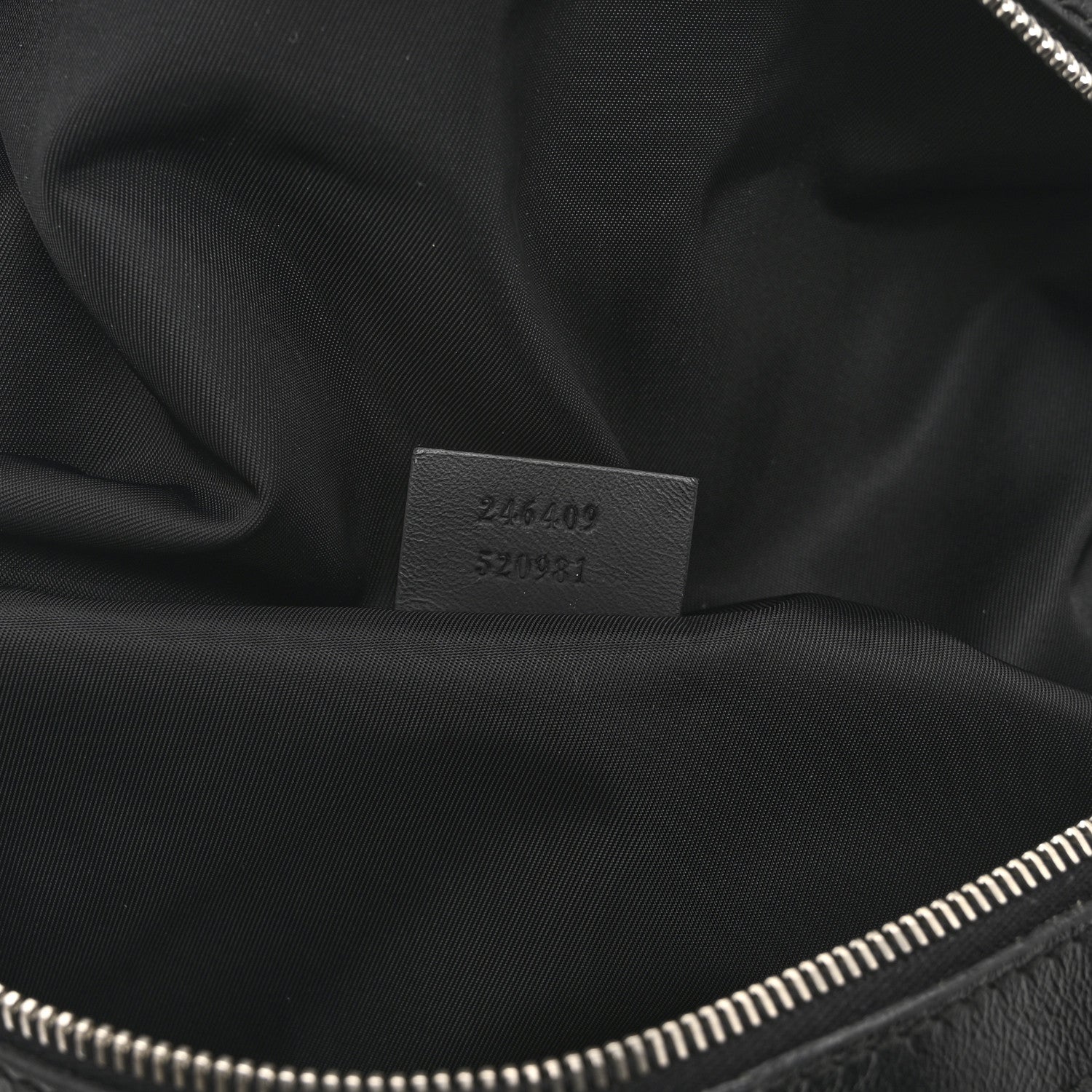 Guccissima Web Belt Bag Black