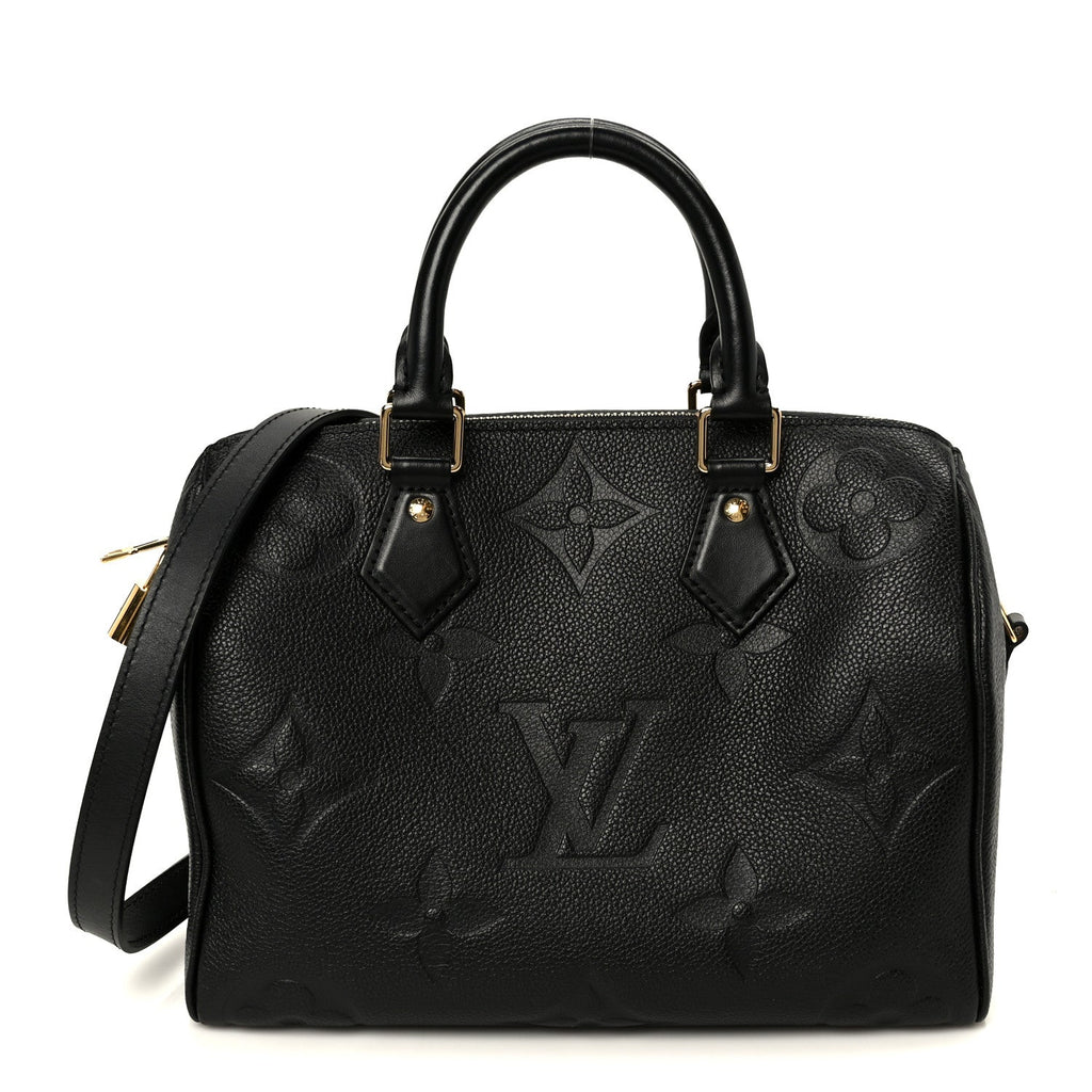 Empreinte Monogram Giant Speedy Bandouliere 25 Black