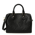 Empreinte Monogram Giant Speedy Bandouliere 25 Black