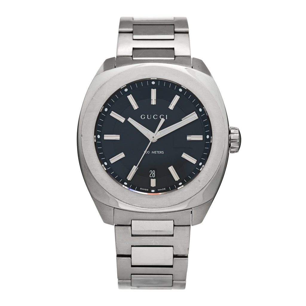 Stainless Steel 44mm GG2570 Quartz Watch Black