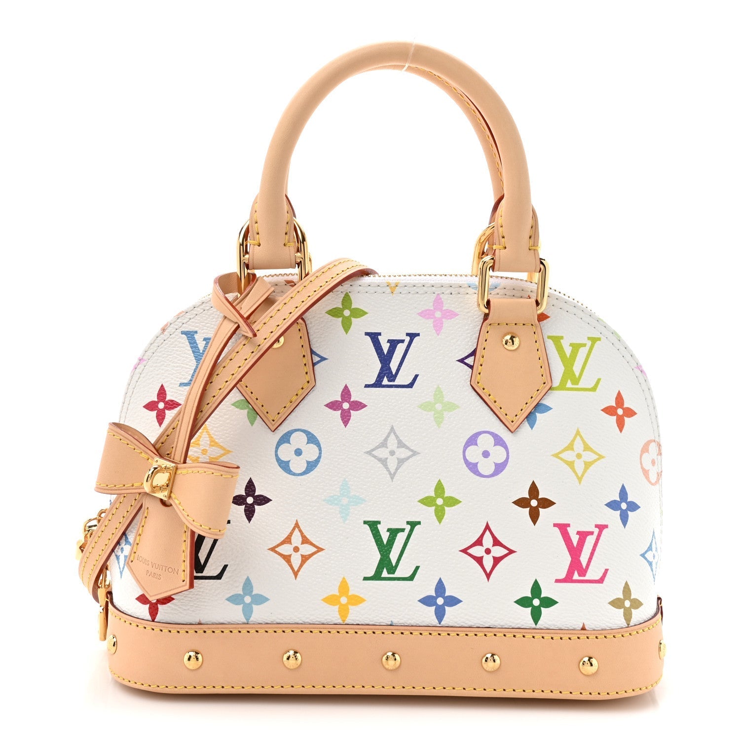 LV x TM Monogram Multicolor Alma BB White