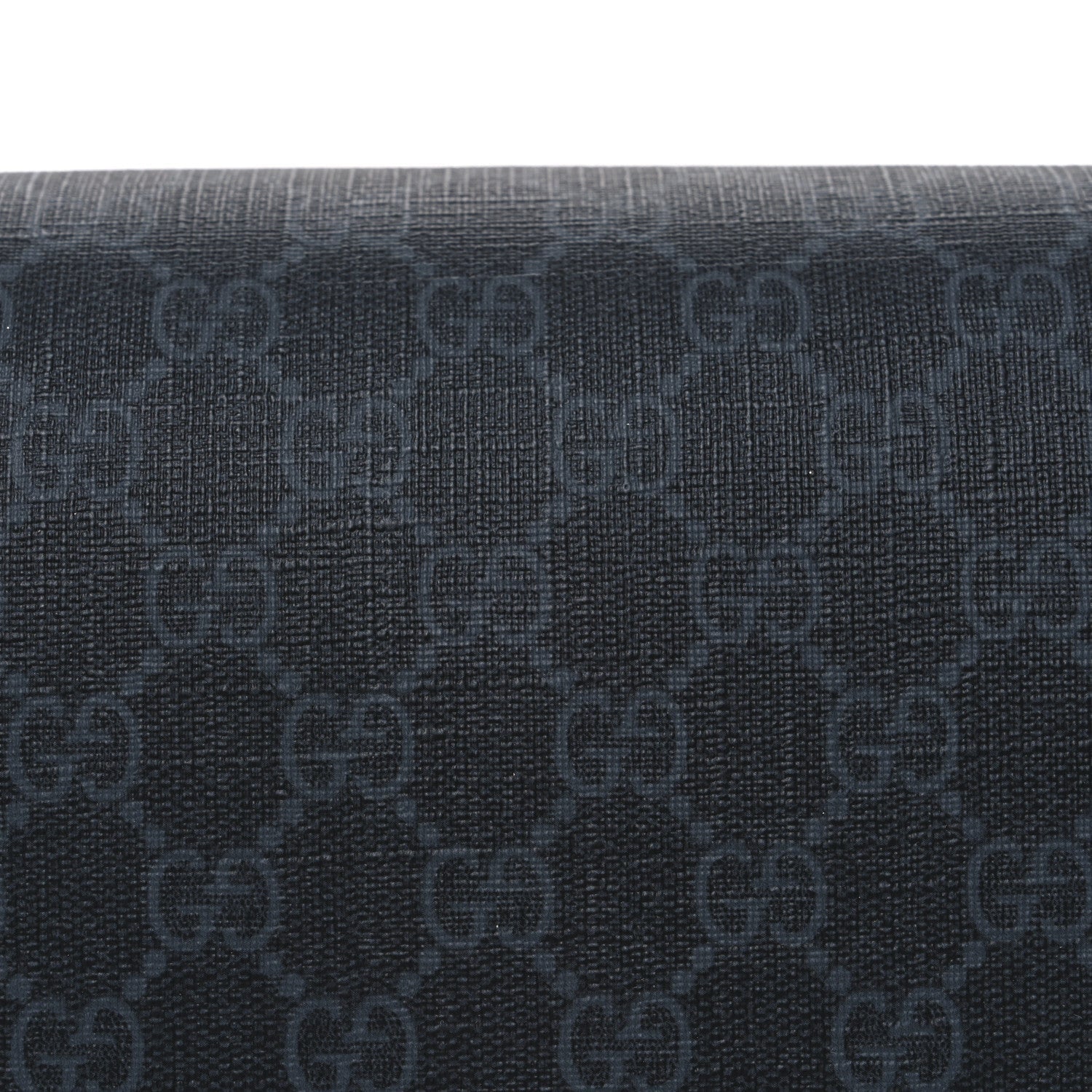 GG Supreme Monogram Appia Calfskin Web Crossbody Bag Black Grey
