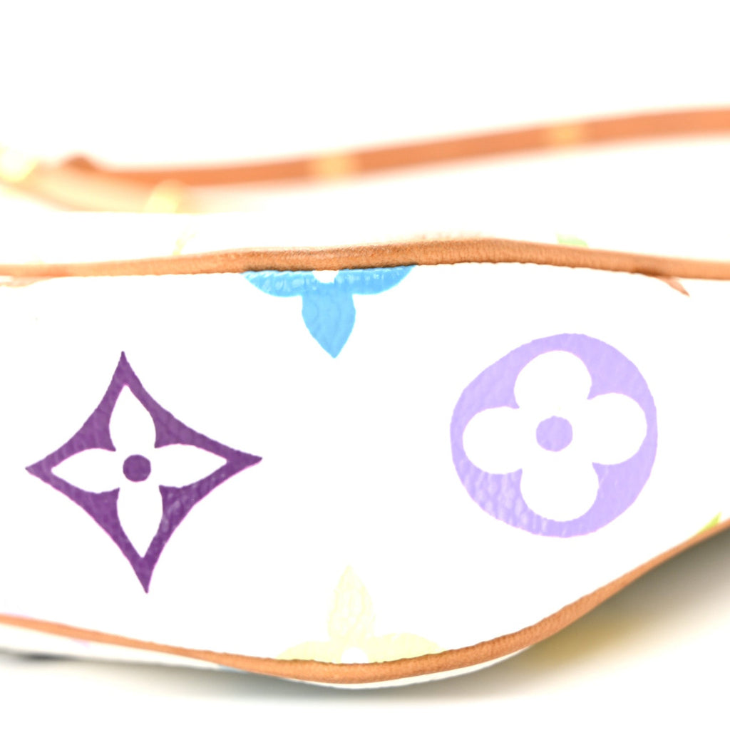 Monogram Multicolor Pochette Accessories White