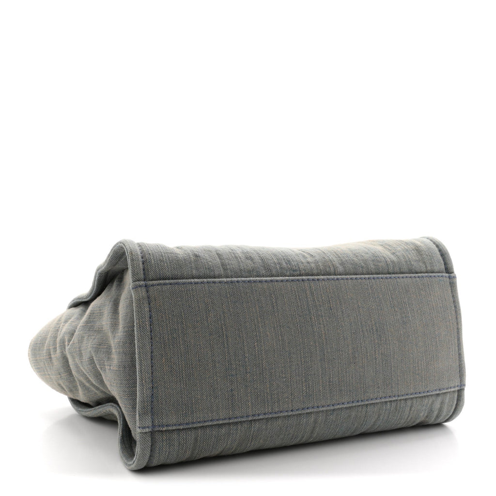 Denim Small Deauville Tote Light Blue