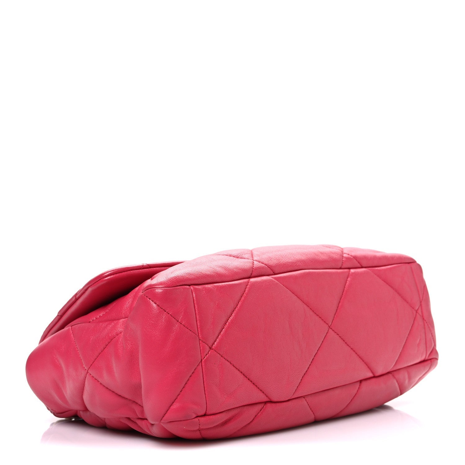 Goatskin Quilted Large Chanel 19 Flap Pink