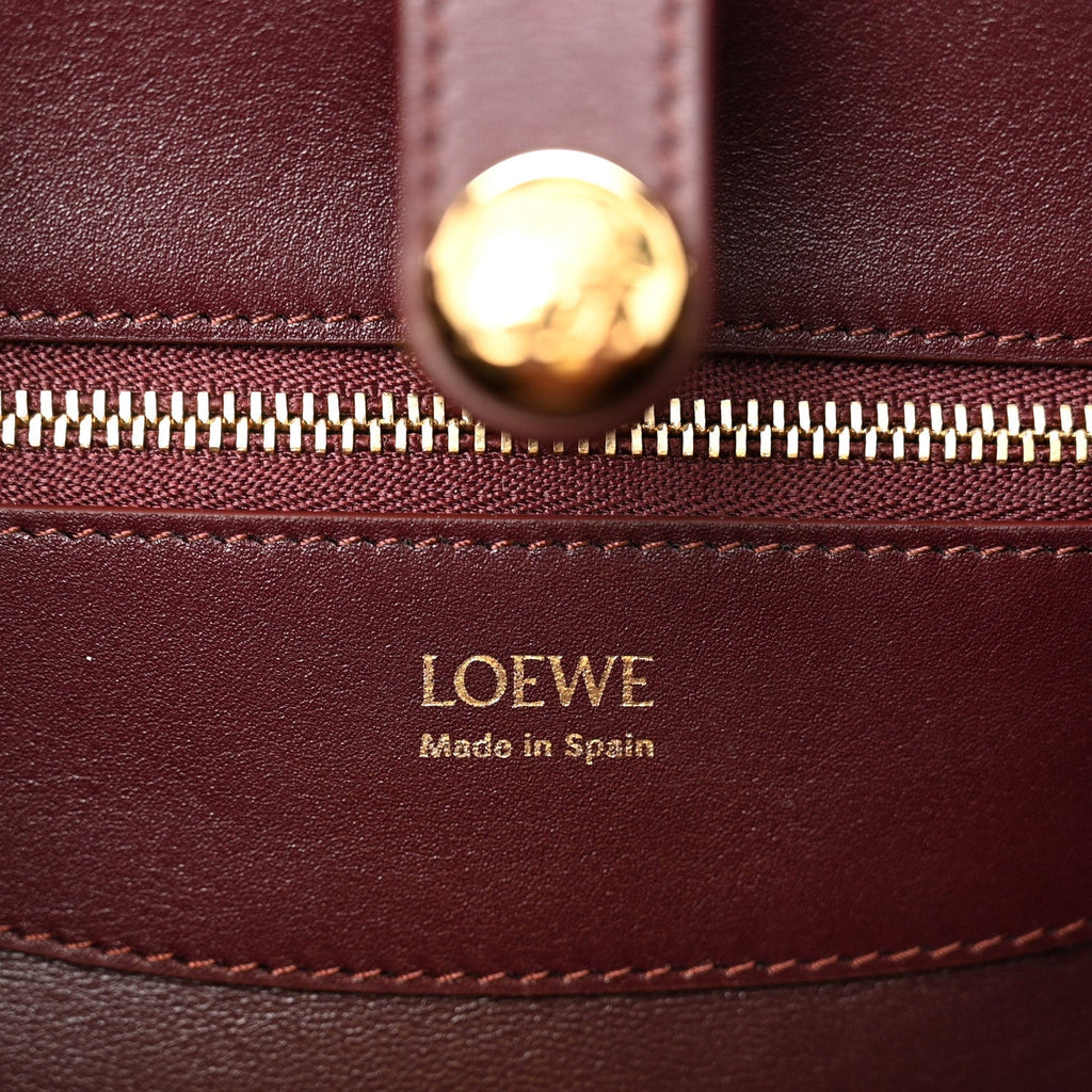 Supple Calfskin Small Madrid Bag Dark Burgundy