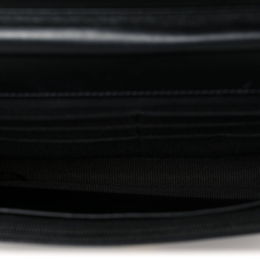 Caviar Quilted Boy Wallet On Chain WOC Black
