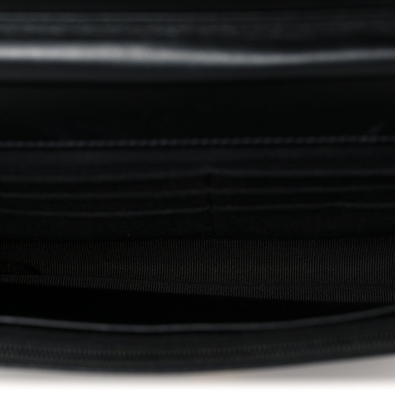 Caviar Quilted Boy Wallet On Chain WOC Black