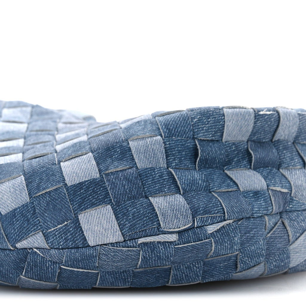 Nappa Denim Effect Intrecciato Mini Jodie Denim