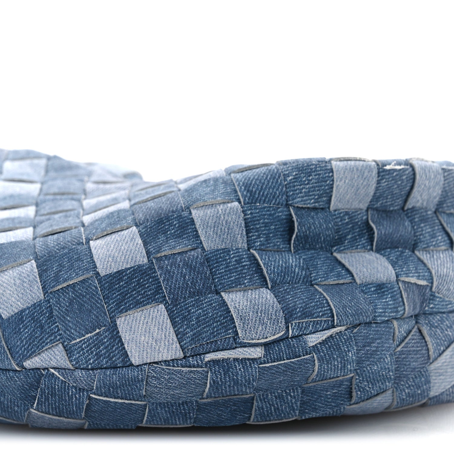 Nappa Denim Effect Intrecciato Mini Jodie Denim