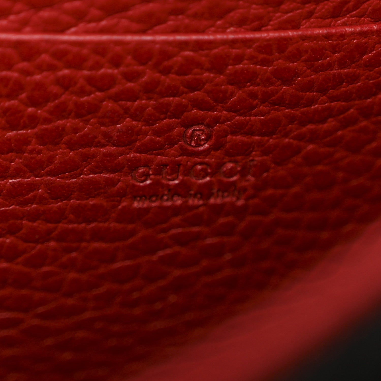Calfskin Mini Dionysus Chain Wallet Hibiscus Red