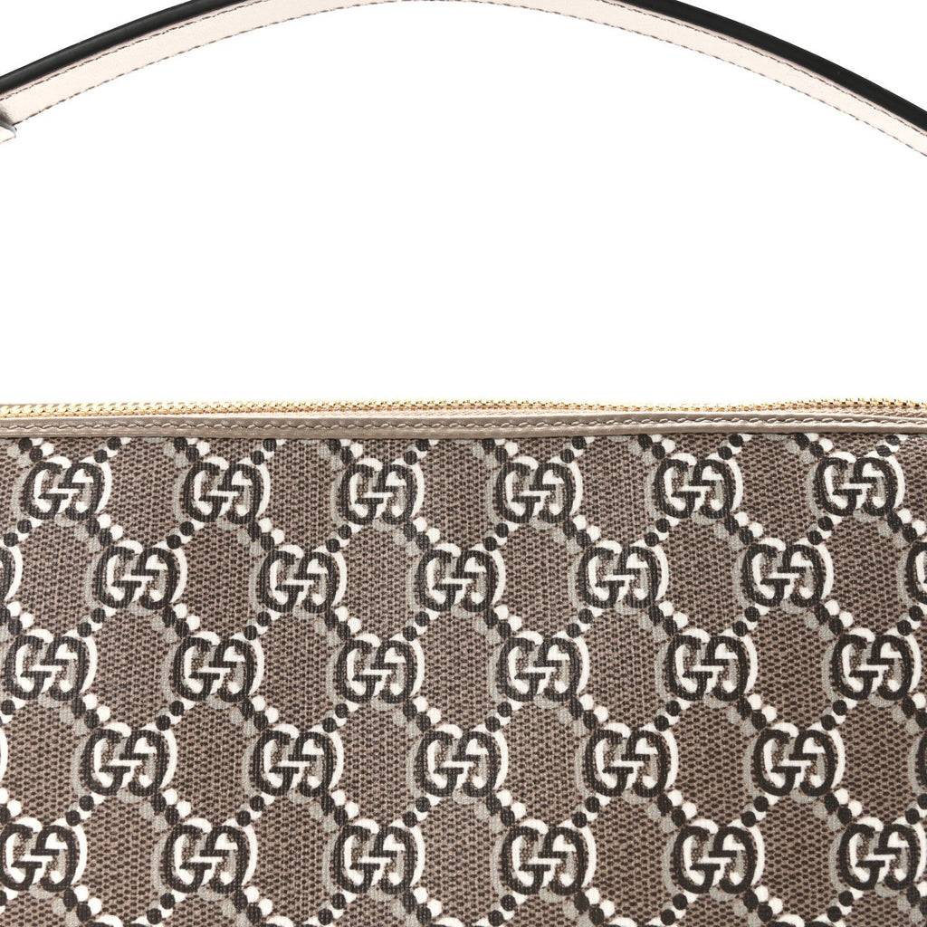 GG Shadow Monogram Super Mini Ophidia Shoulder Bag Taupe