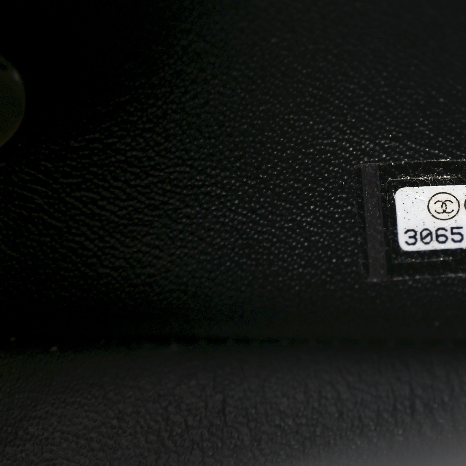 Lambskin Quilted Mini Square Flap Black
