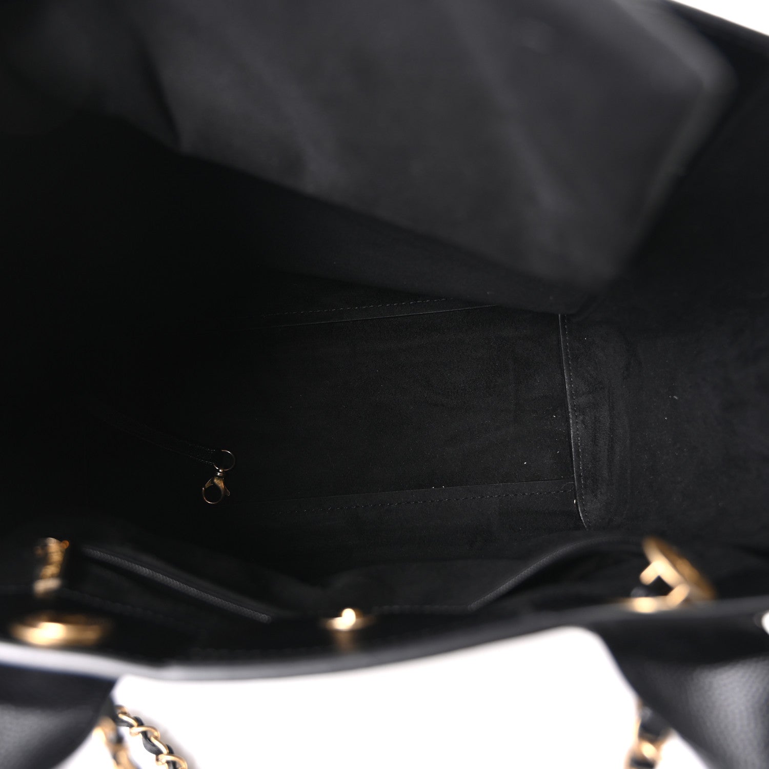 Caviar Small Studded Deauville Tote Black