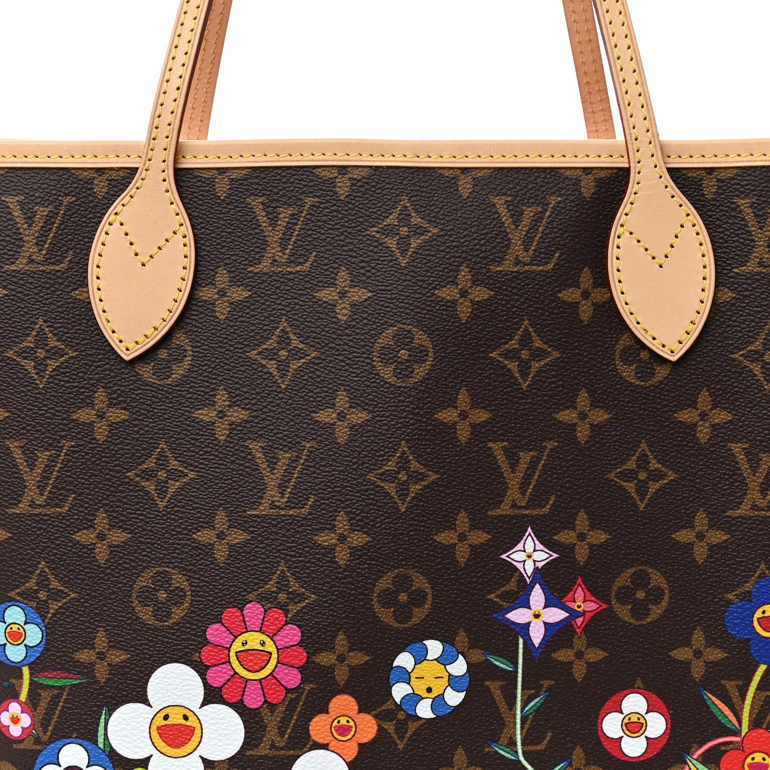 LV X TM Monogram Flowers Neverfull MM