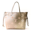 Monogram Giant Spring In The City Neverfull MM Sunset Kaki