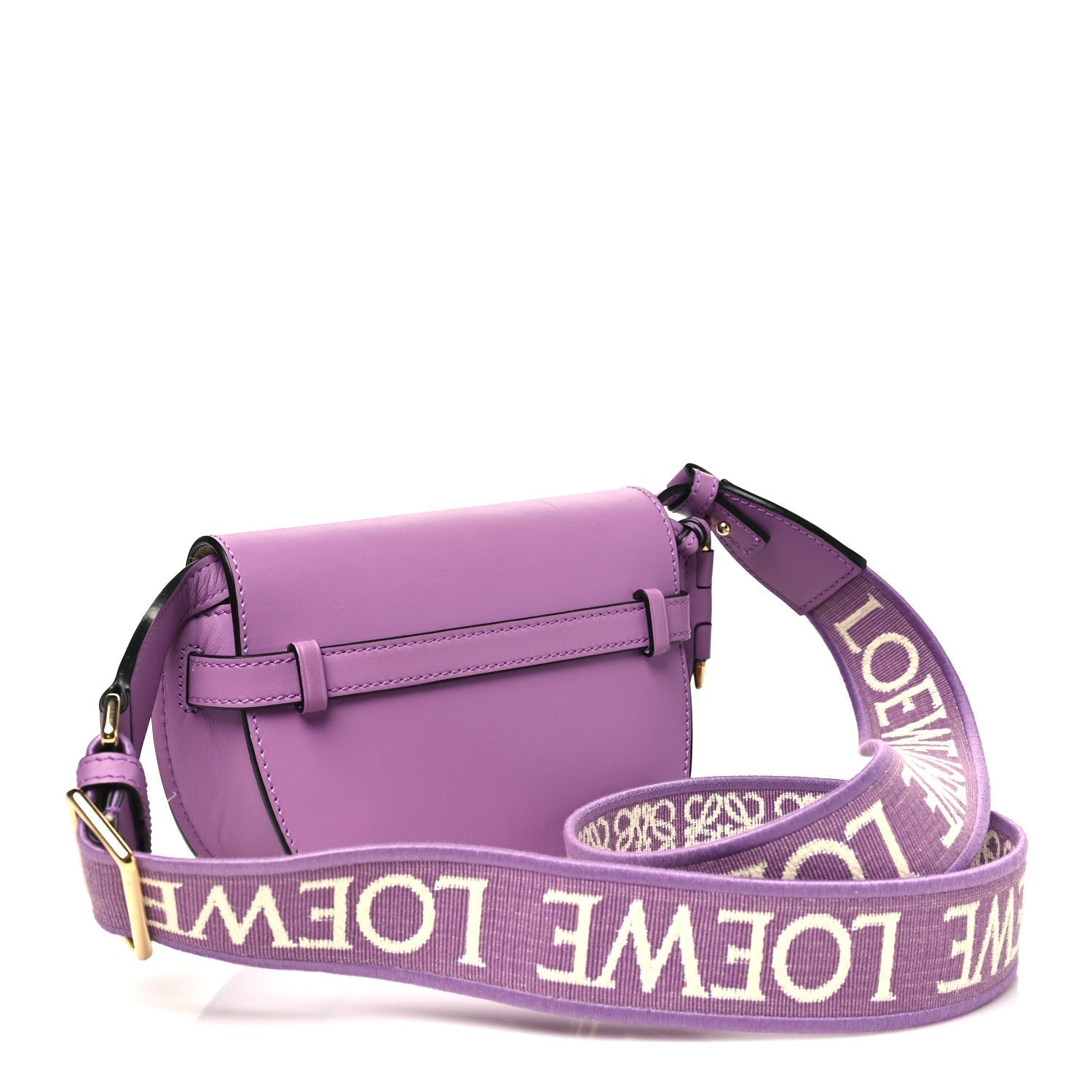Calfskin Jacquard Mini Gate Dual Bag Guimauve