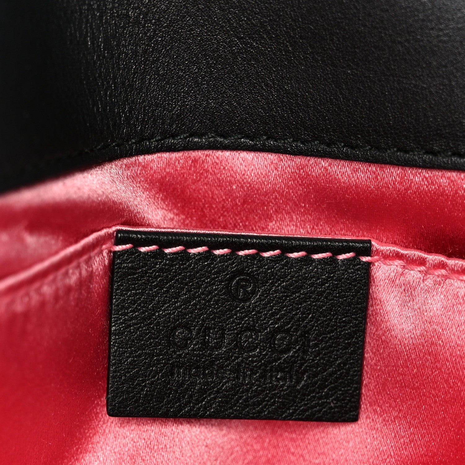 Velvet Matelasse Mini GG Marmont Shoulder Bag  Black