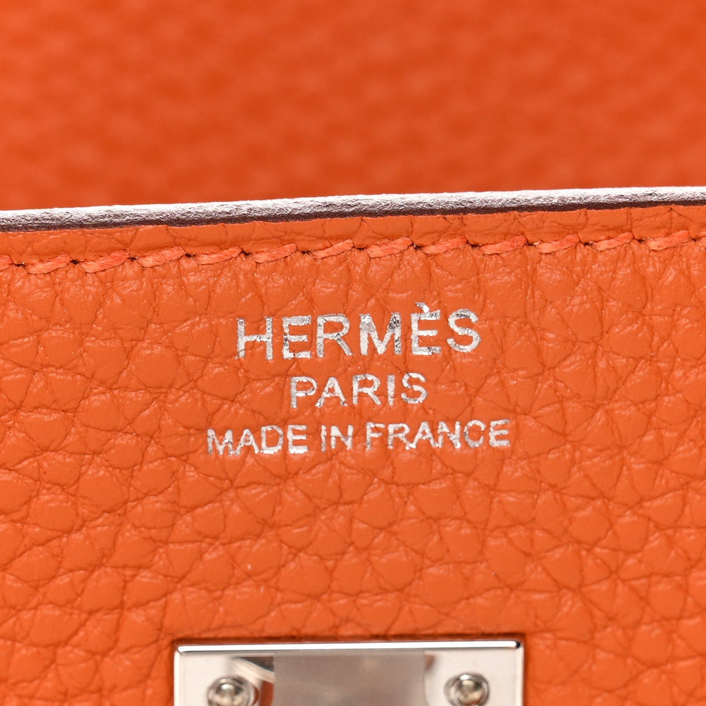 Togo Birkin 25 Orange