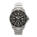 Stainless Steel 41mm Oyster Perpetual Submariner Date Watch Black 126610LN