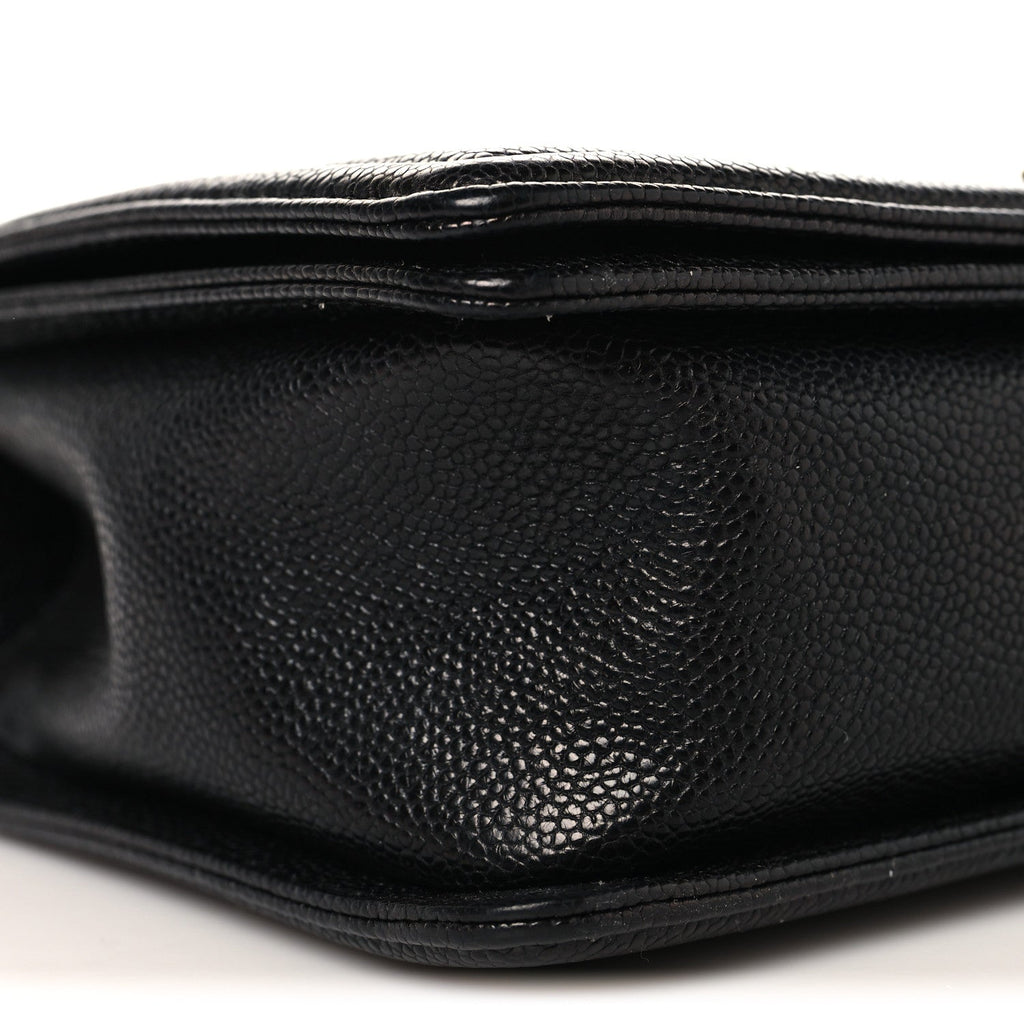 Caviar Quilted New Medium Boy Flap Black