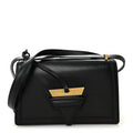 Calfskin Small Barcelona Shoulder Bag Black