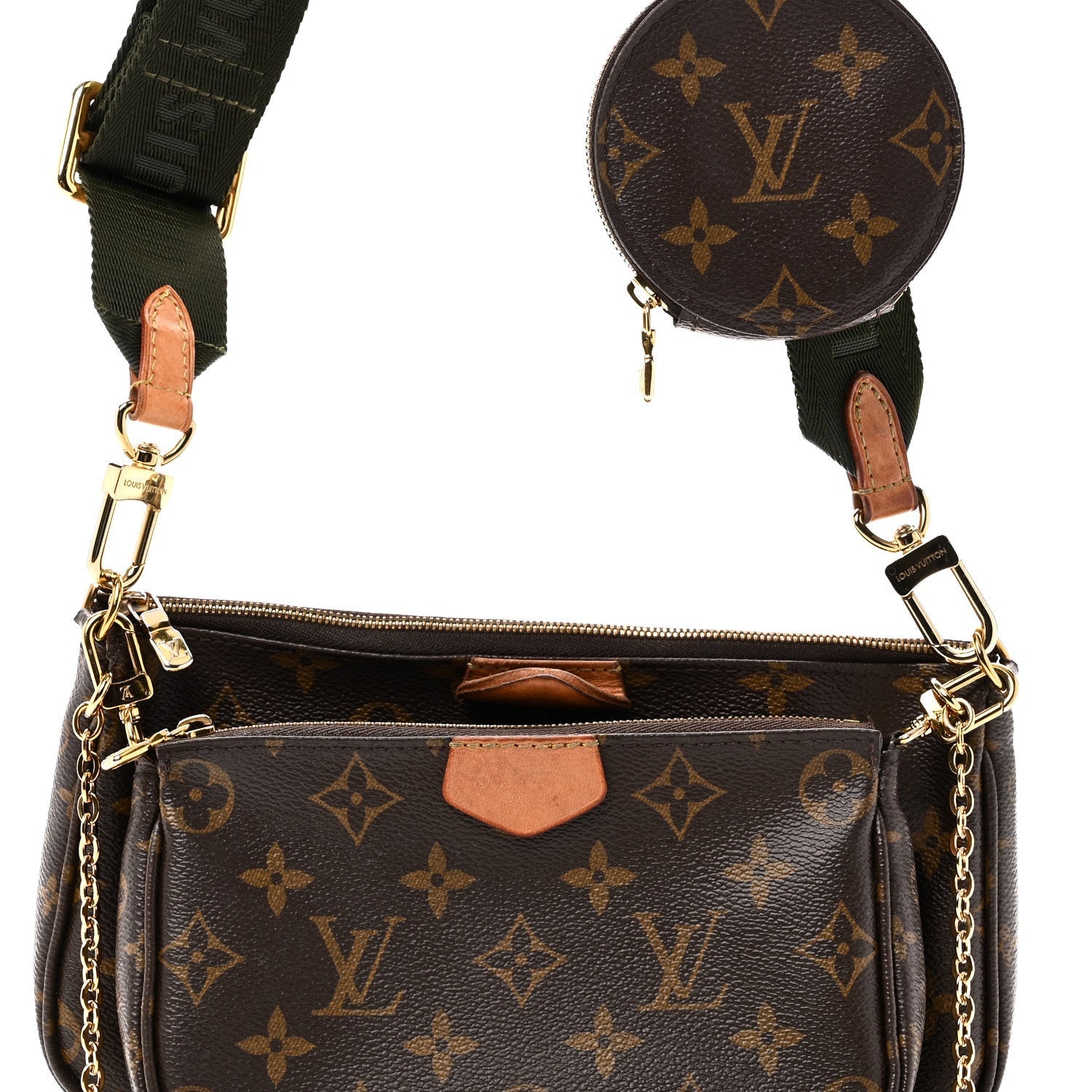 Monogram Multi Pochette Accessories Kaki