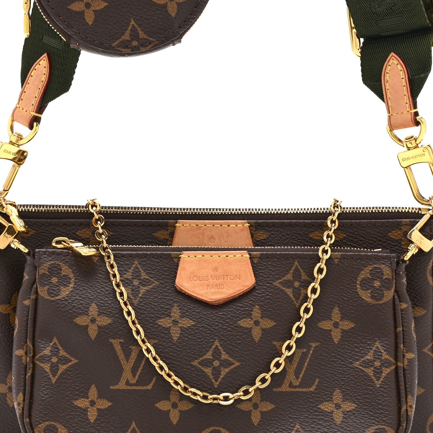 Monogram Multi Pochette Accessories Kaki