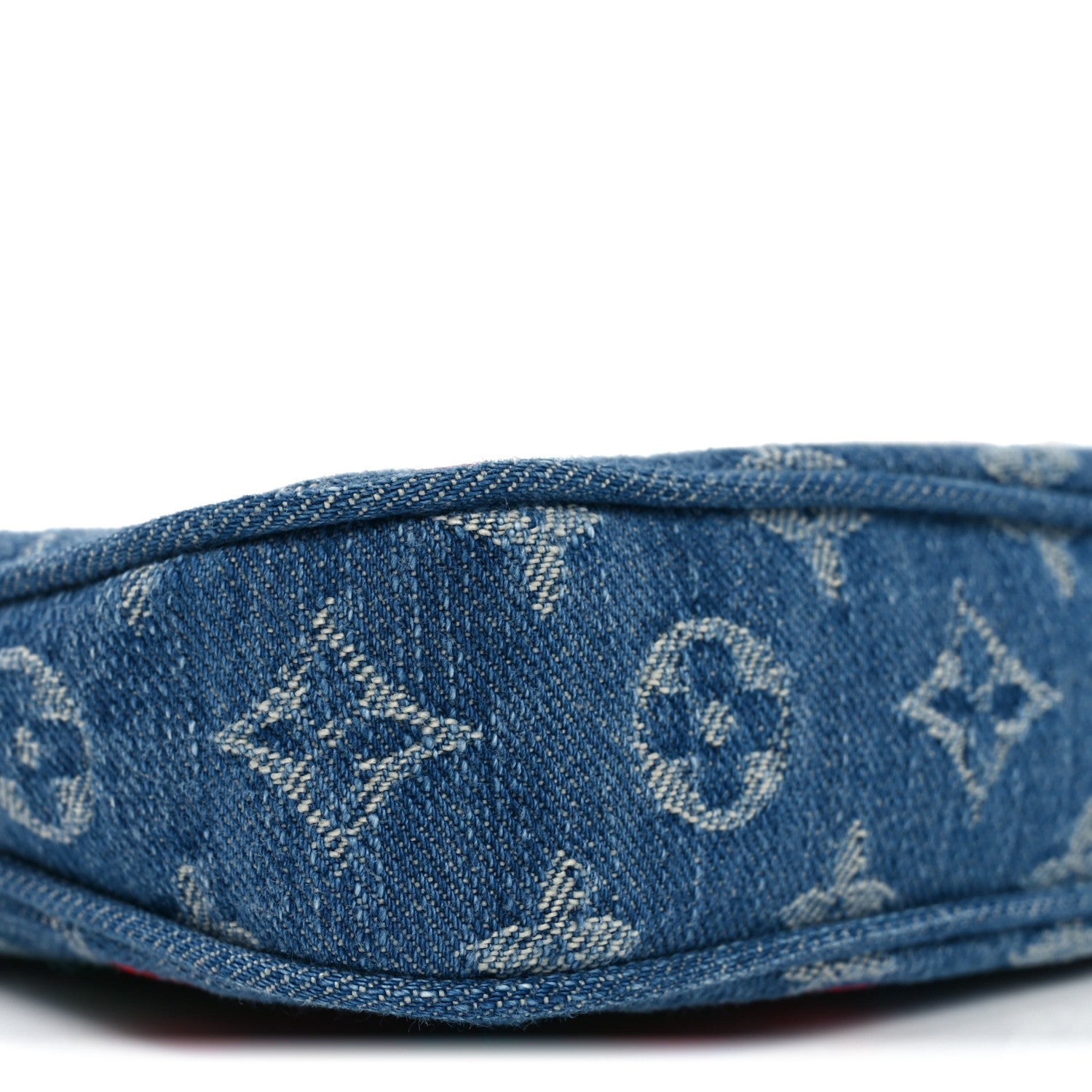 LV X TM Monogram Denim Cerises Pochette Accessories Blue