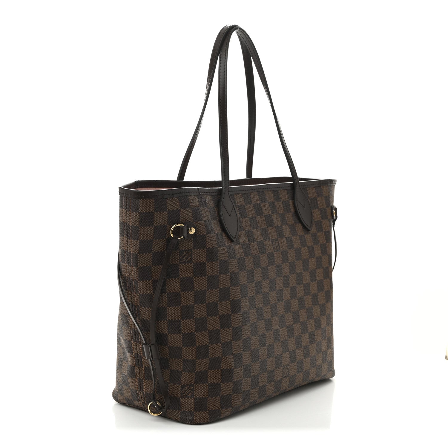 Damier Ebene Neo Neverfull MM Rose Ballerine