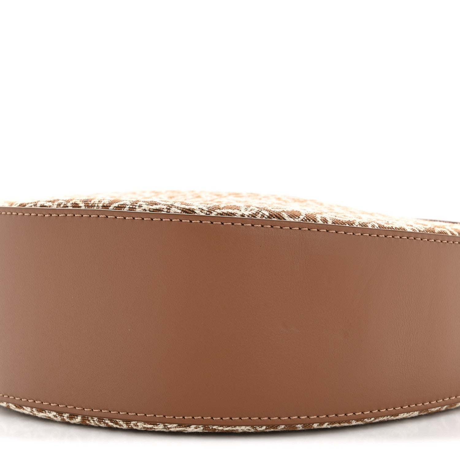 Jacquard Anagram Calfskin Luna Bag Tan Pecan