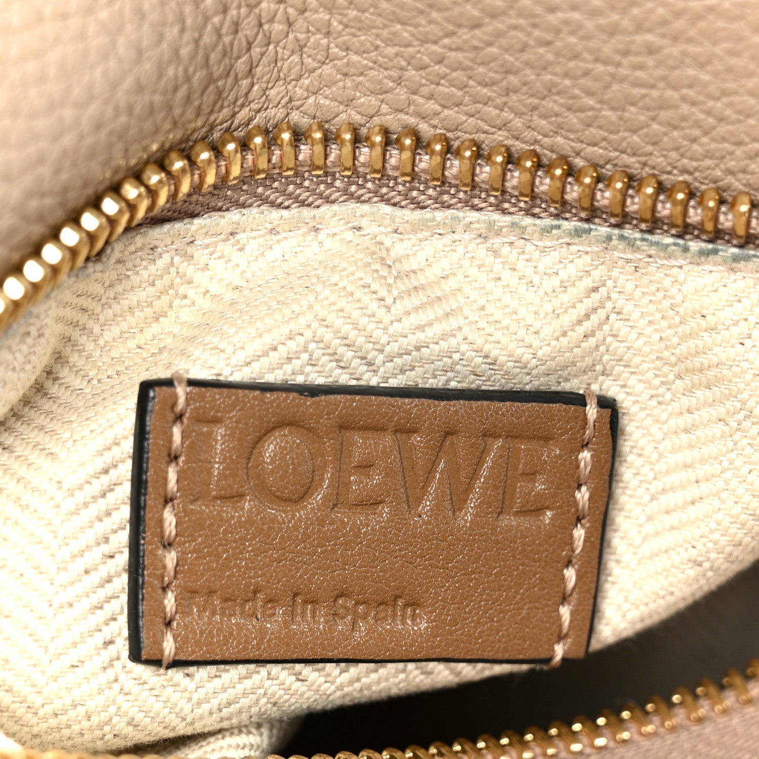 Calfskin Small Puzzle Bag Sand Mink