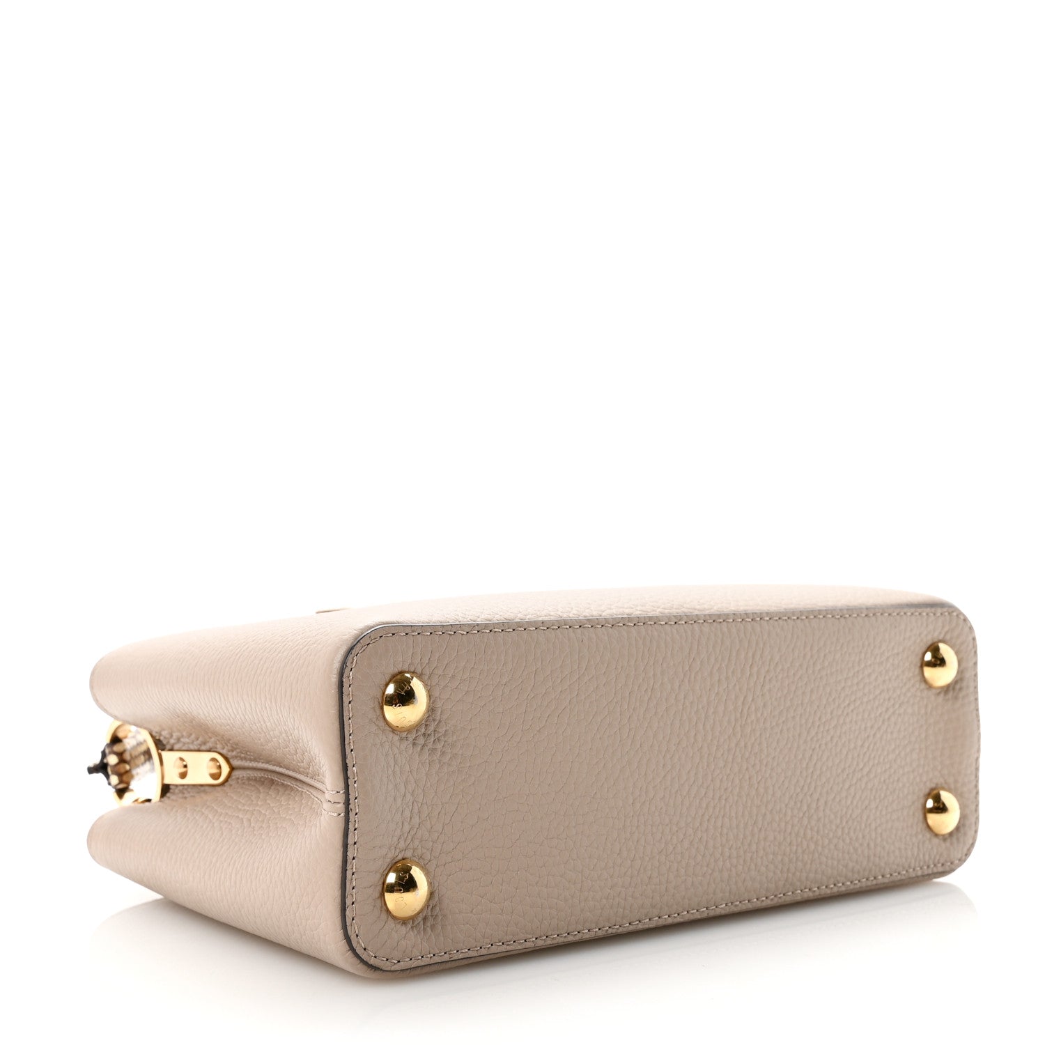 Taurillon Snakeskin Capucines BB Galet