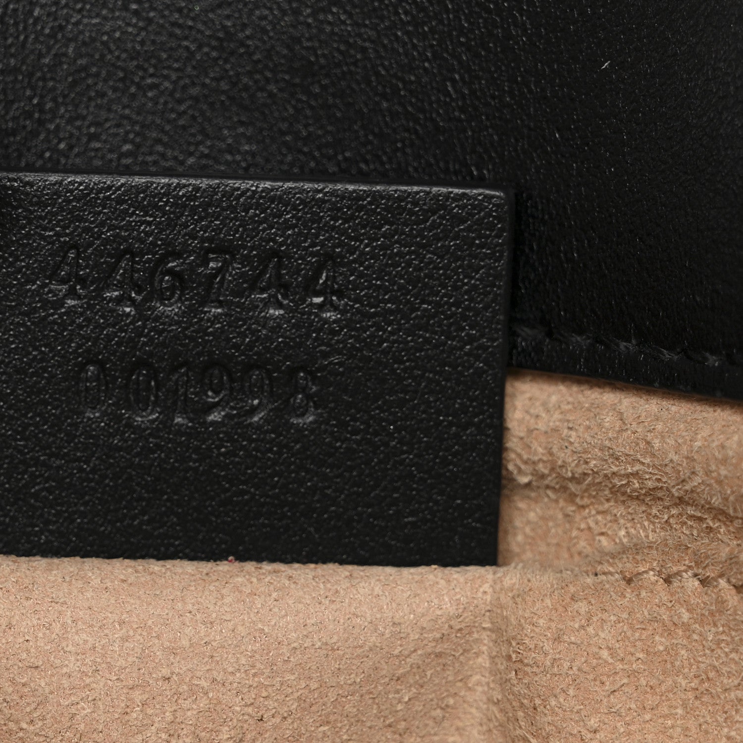 Calfskin Matelasse Mini GG Marmont Shoulder Bag Black