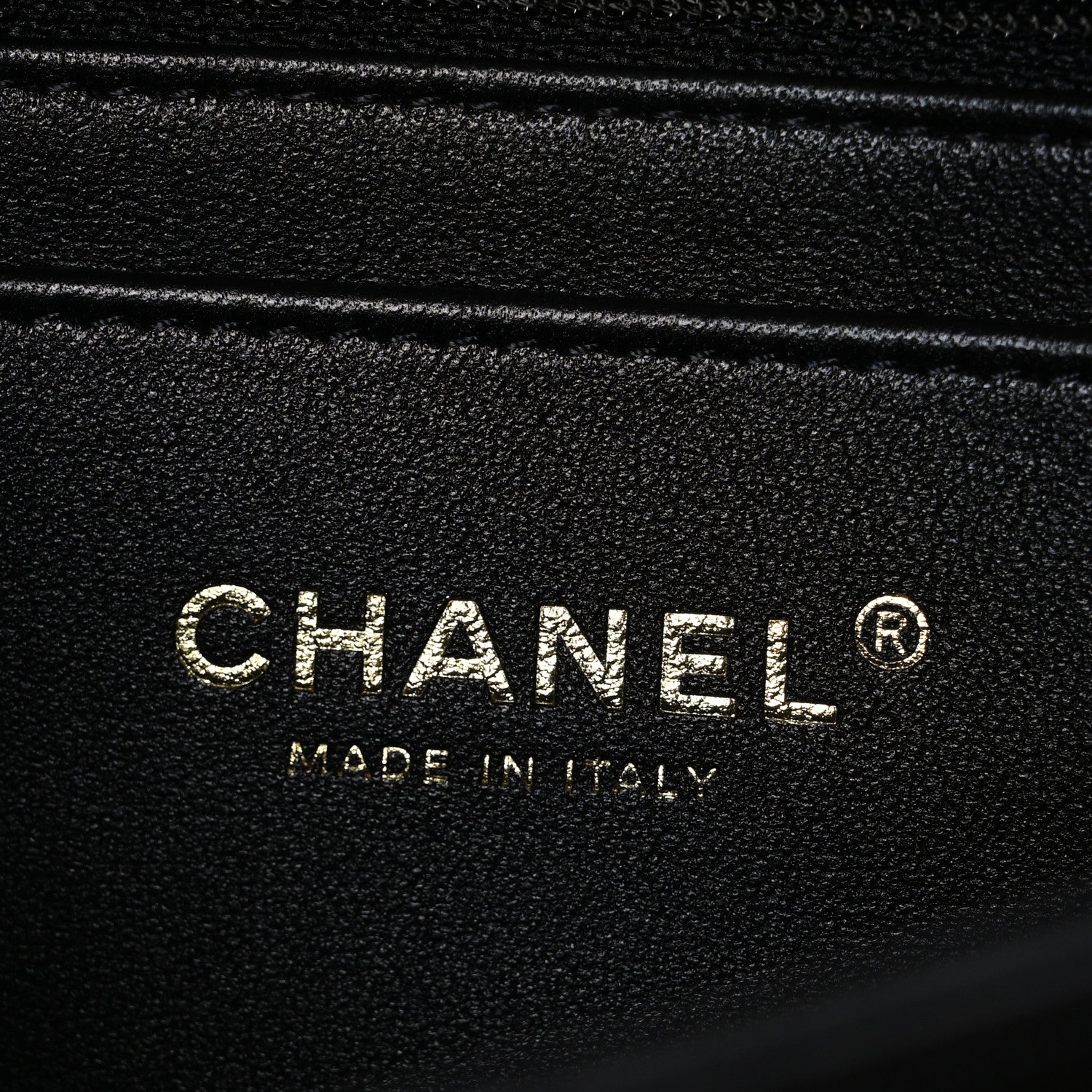 Lambskin Quilted Mini Rectangular Flap Black