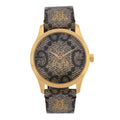 Stainless Steel Canvas 38mm G-Timeless GG Supreme Bee Quartz Watch Brown