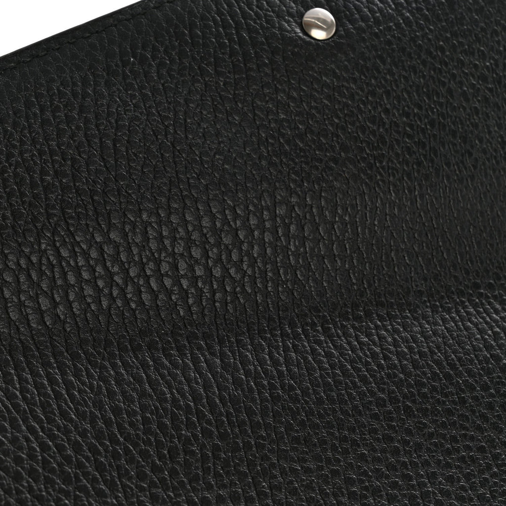 Pebbled Calfskin Small Dionysus Shoulder Bag Black