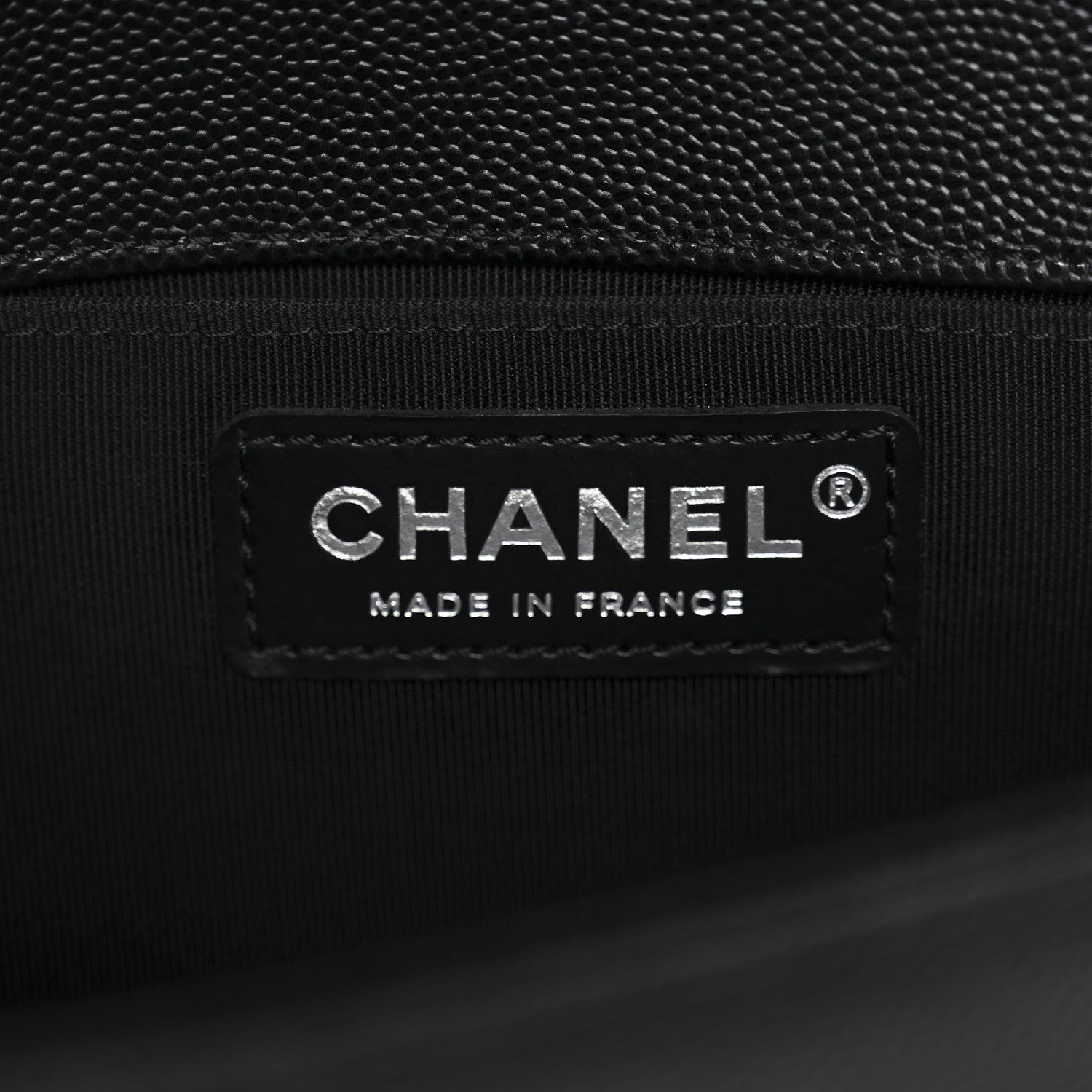 Caviar Quilted Small Boy Flap Black